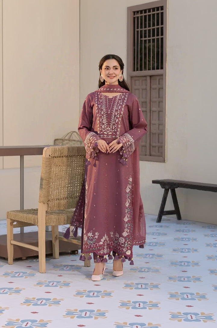 RP1115- ALLYS - Summer 3PC Lawn Embroidered Suit