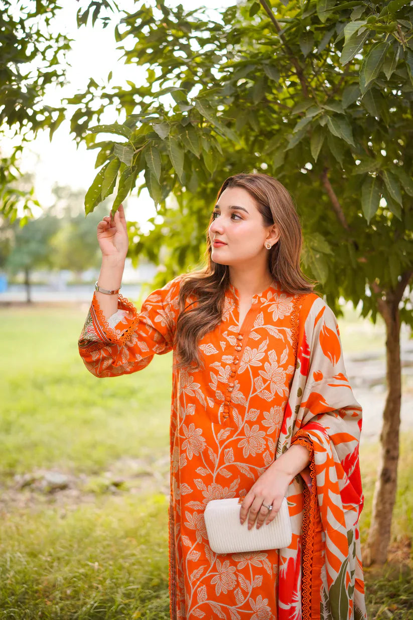 RP1106 -Aneelas - Summer 3PC Lawn Digital Print Dress
