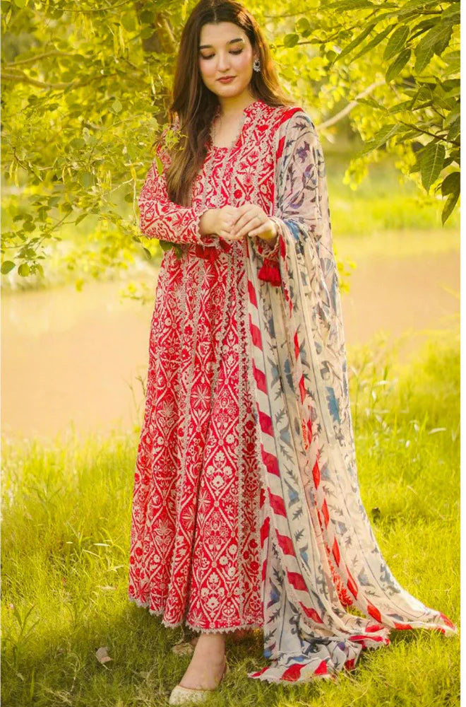 RP1159Aneelas - Summer 3PC Lawn Digital Print Dress