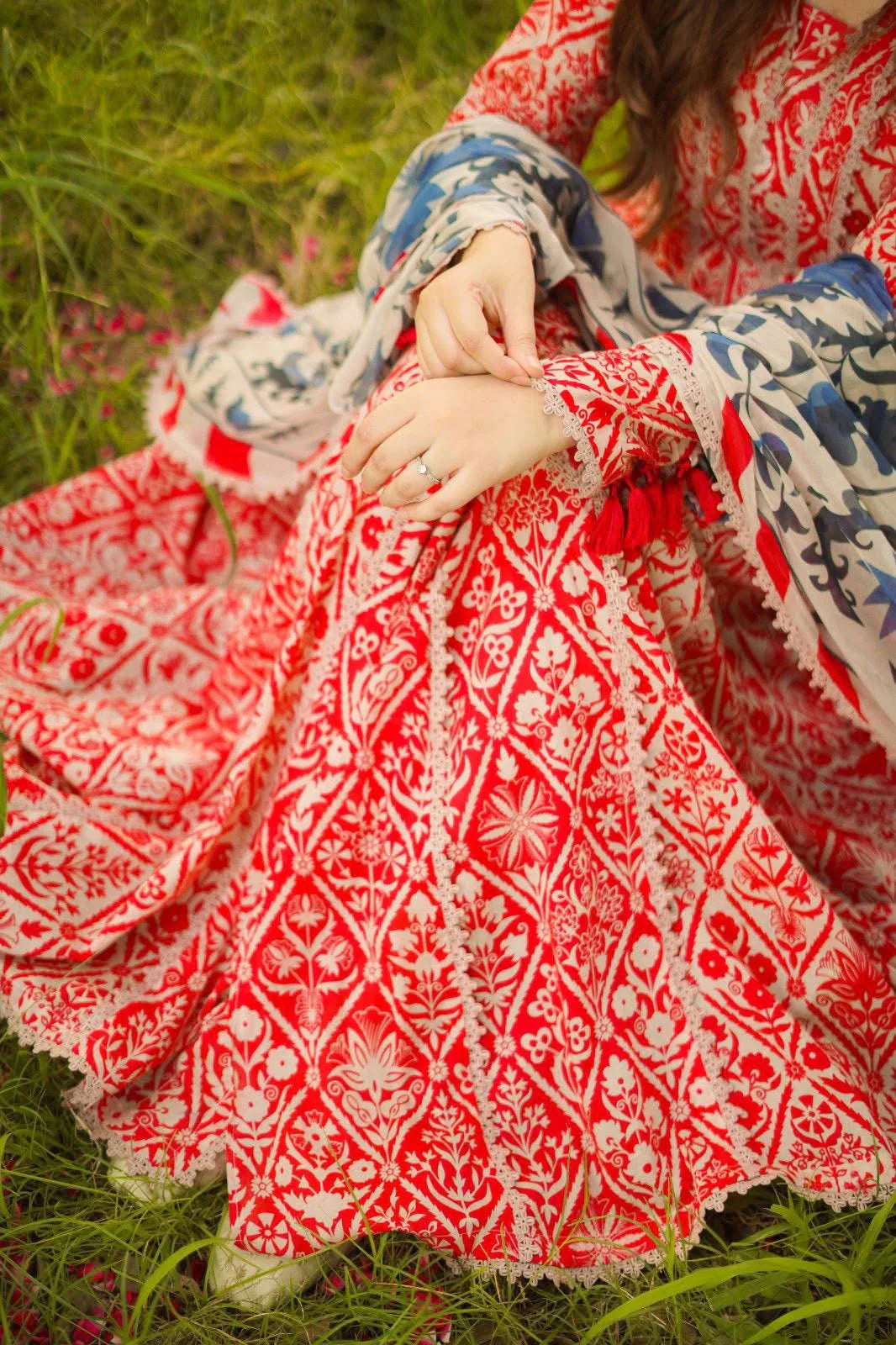 RP1159Aneelas - Summer 3PC Lawn Digital Print Dress