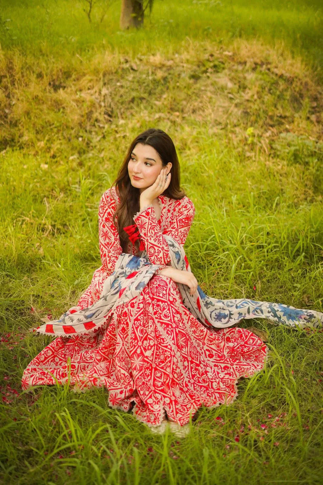 RP1159Aneelas - Summer 3PC Lawn Digital Print Dress