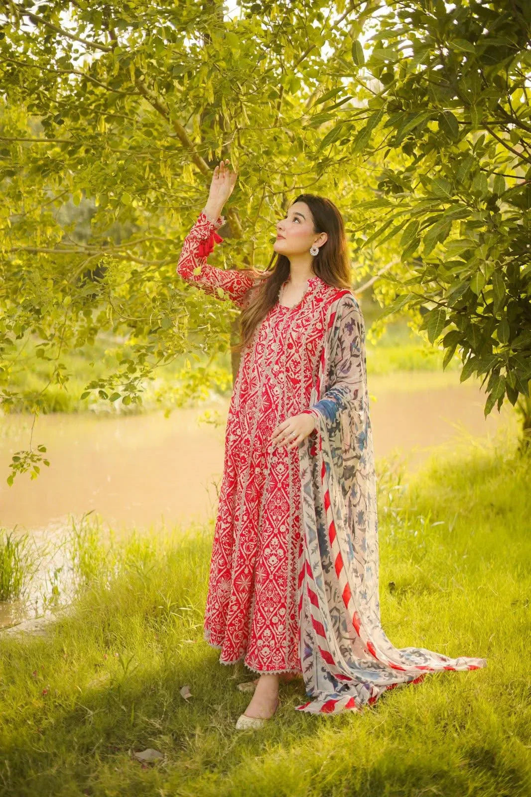 RP1159Aneelas - Summer 3PC Lawn Digital Print Dress