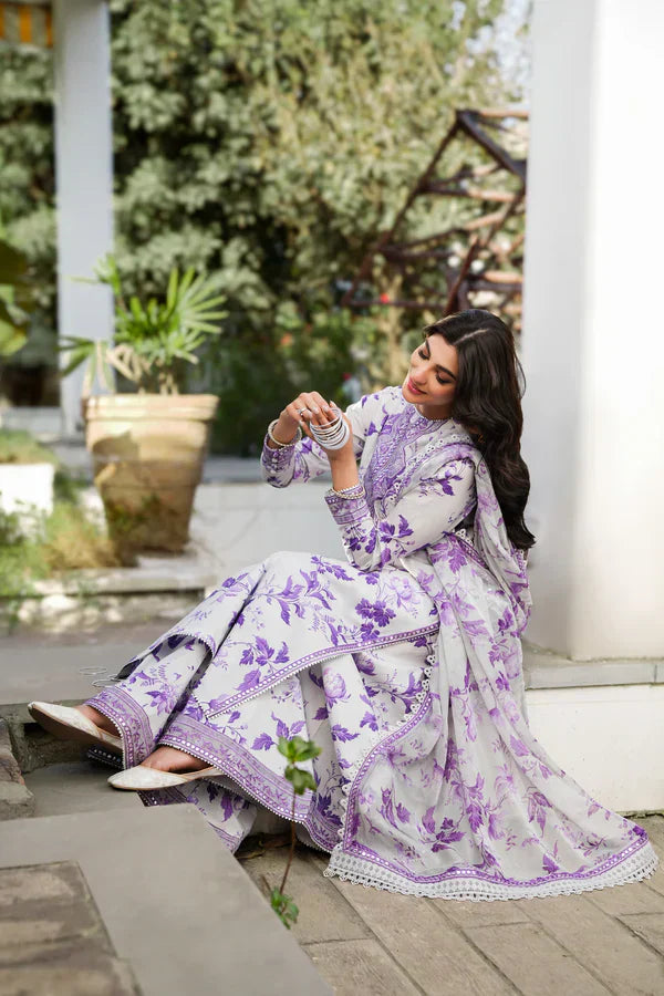 RP1160Summer 3PC Lawn Digital Print Dress