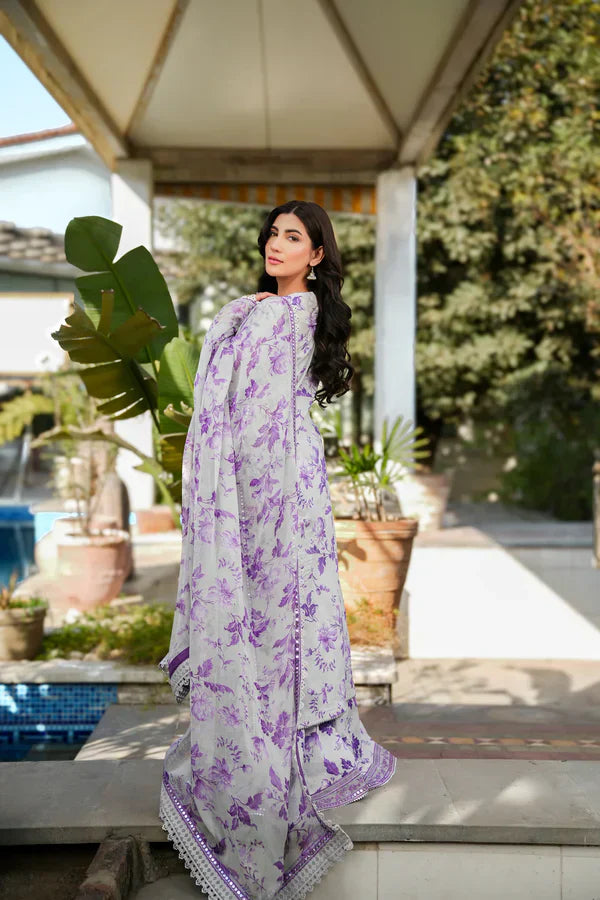 RP1160Summer 3PC Lawn Digital Print Dress