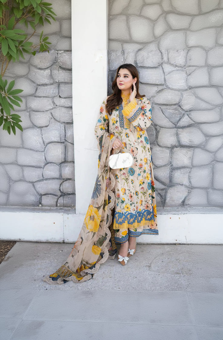 RP1230 Aneelas - Summer 3PC Lawn Digital Print Dress