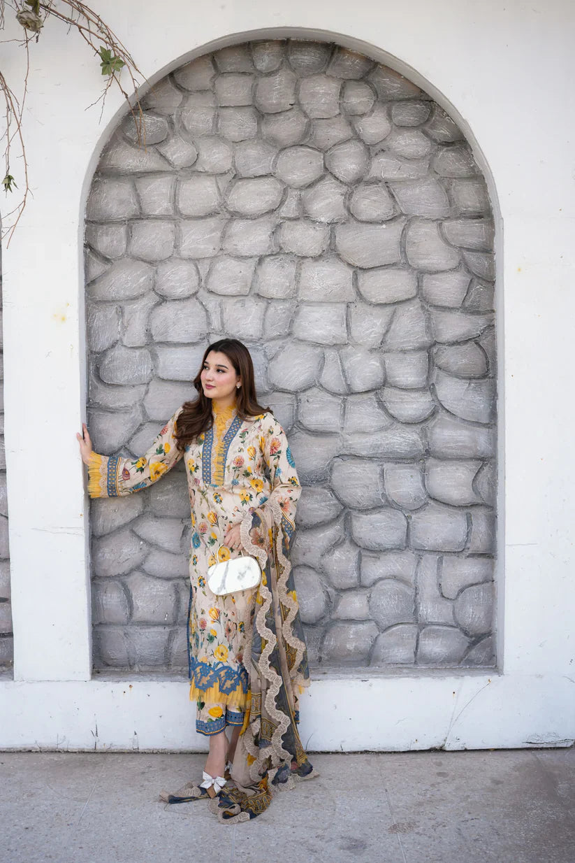 RP1230 Aneelas - Summer 3PC Lawn Digital Print Dress