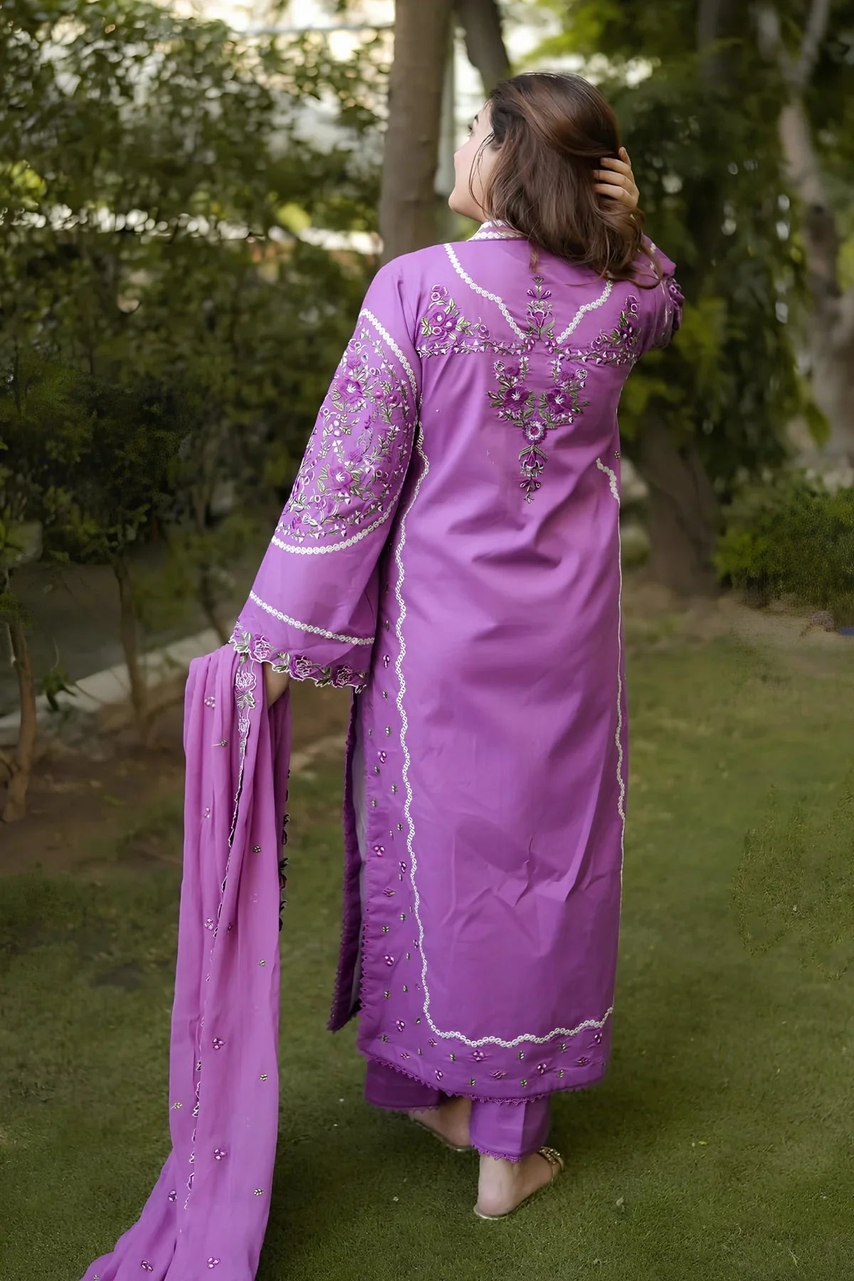 RP 1244 Aneelas - Summer 3PC Lawn Embroidered Suit
