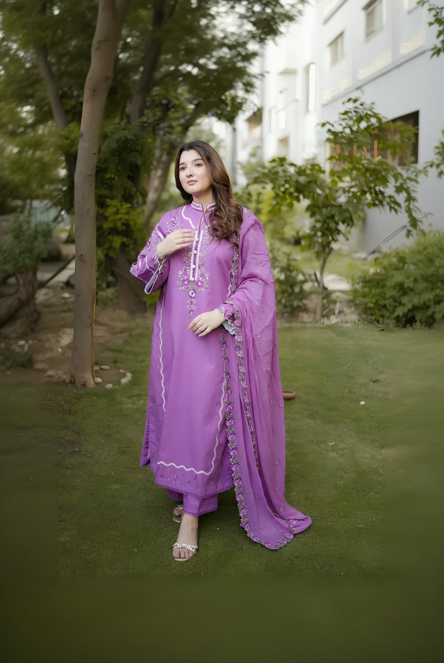 RP 1244 Aneelas - Summer 3PC Lawn Embroidered Suit