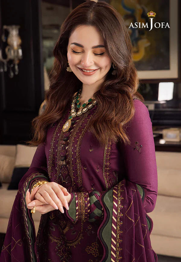 RP1104-Asim Jofa - Summer 3PC Lawn Embroidered Suit