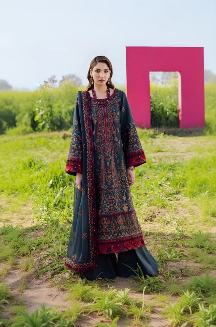 RP1215AsimJofa - Summer 3PC Lawn Embroidered Suit