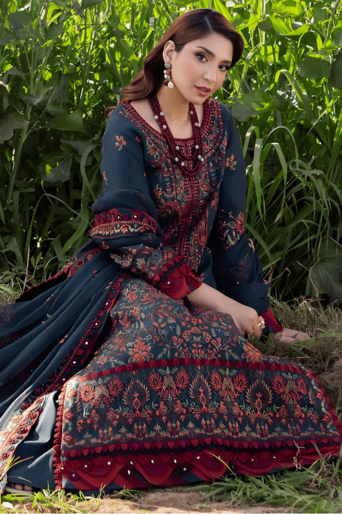 RP1215AsimJofa - Summer 3PC Lawn Embroidered Suit