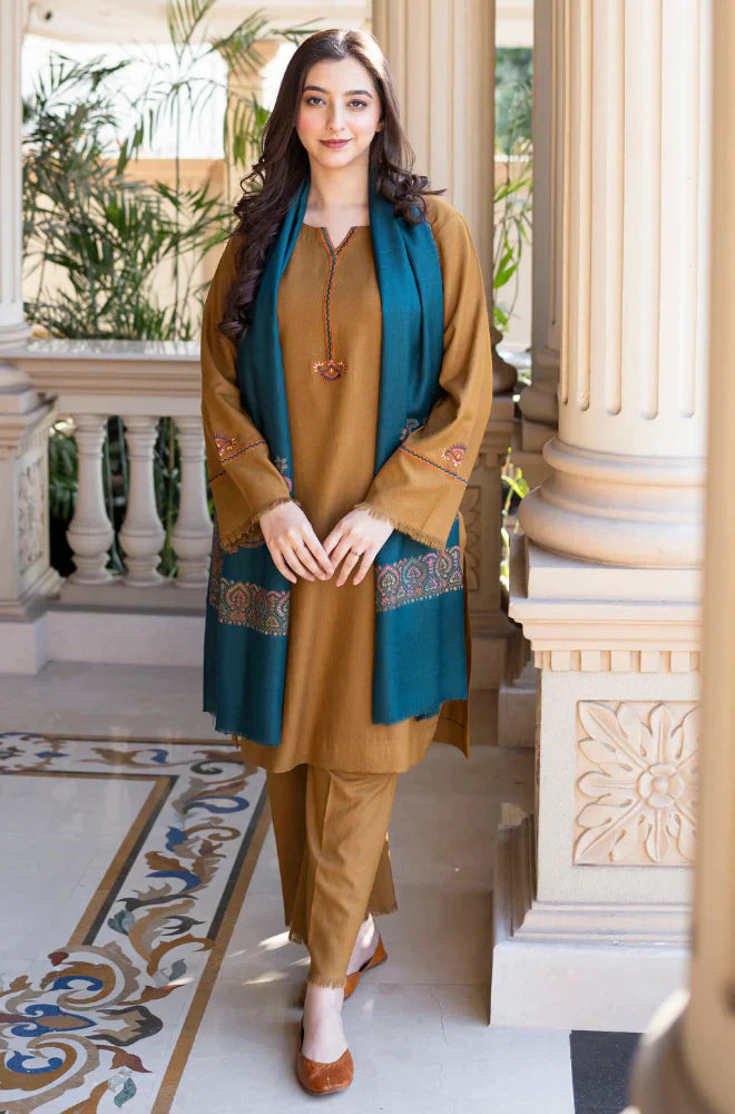 RP3354-Asling - Winter 3PC Dhanak Embroidered Suit