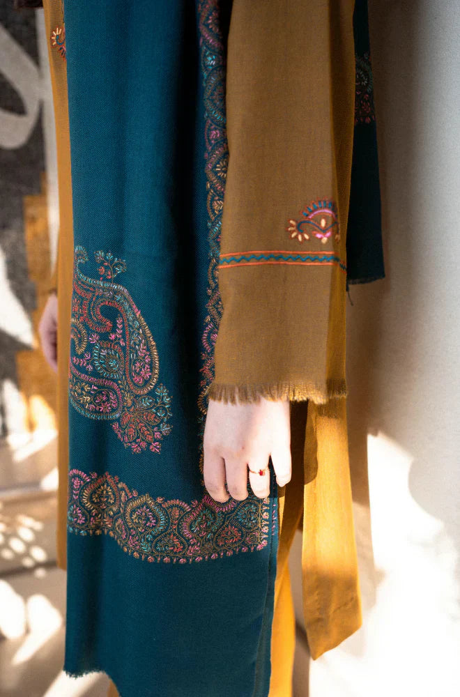 RP3354-Asling - Winter 3PC Dhanak Embroidered Suit