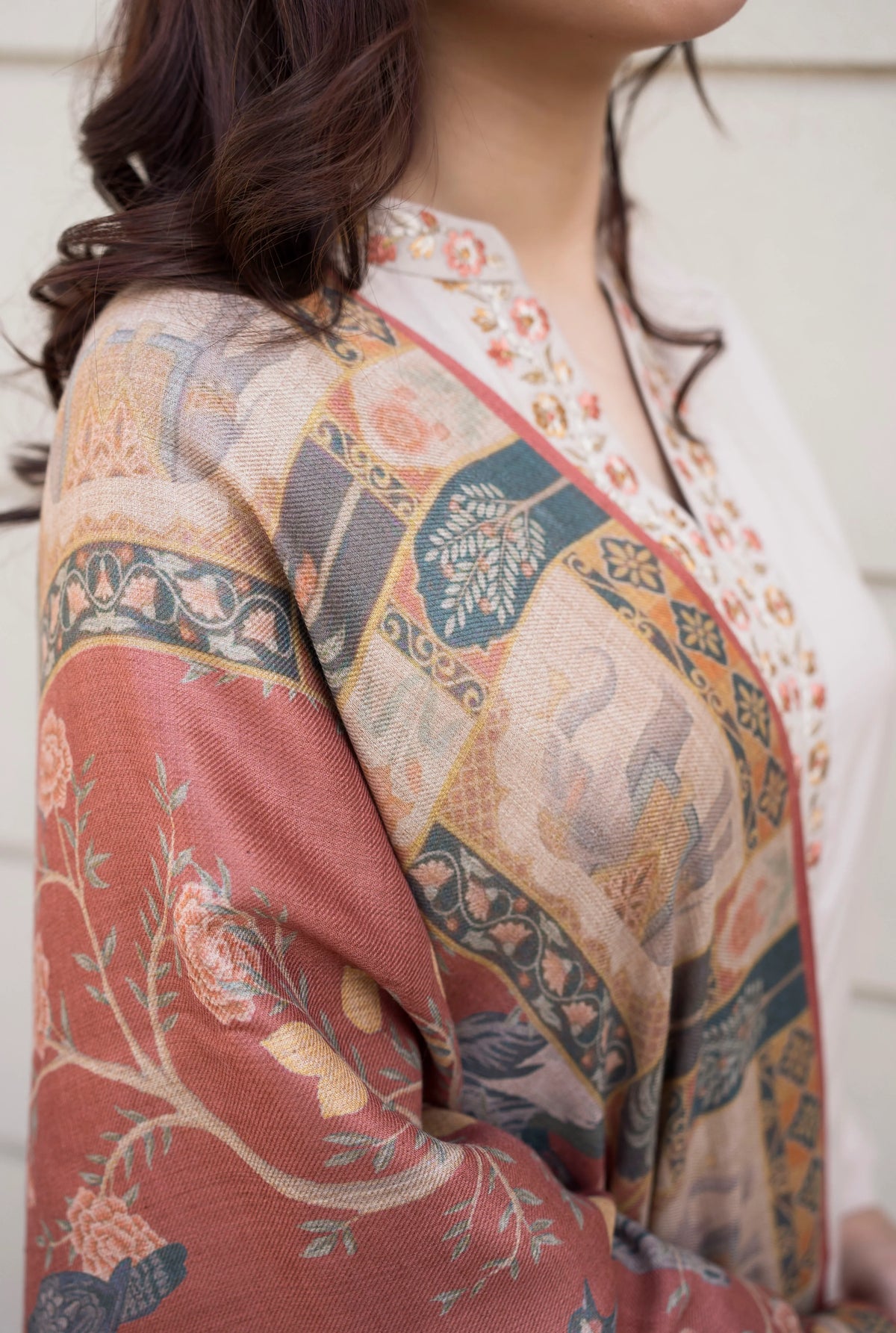 RP3355- Asling - Winter 3PC Dhanak Embroidered Suit