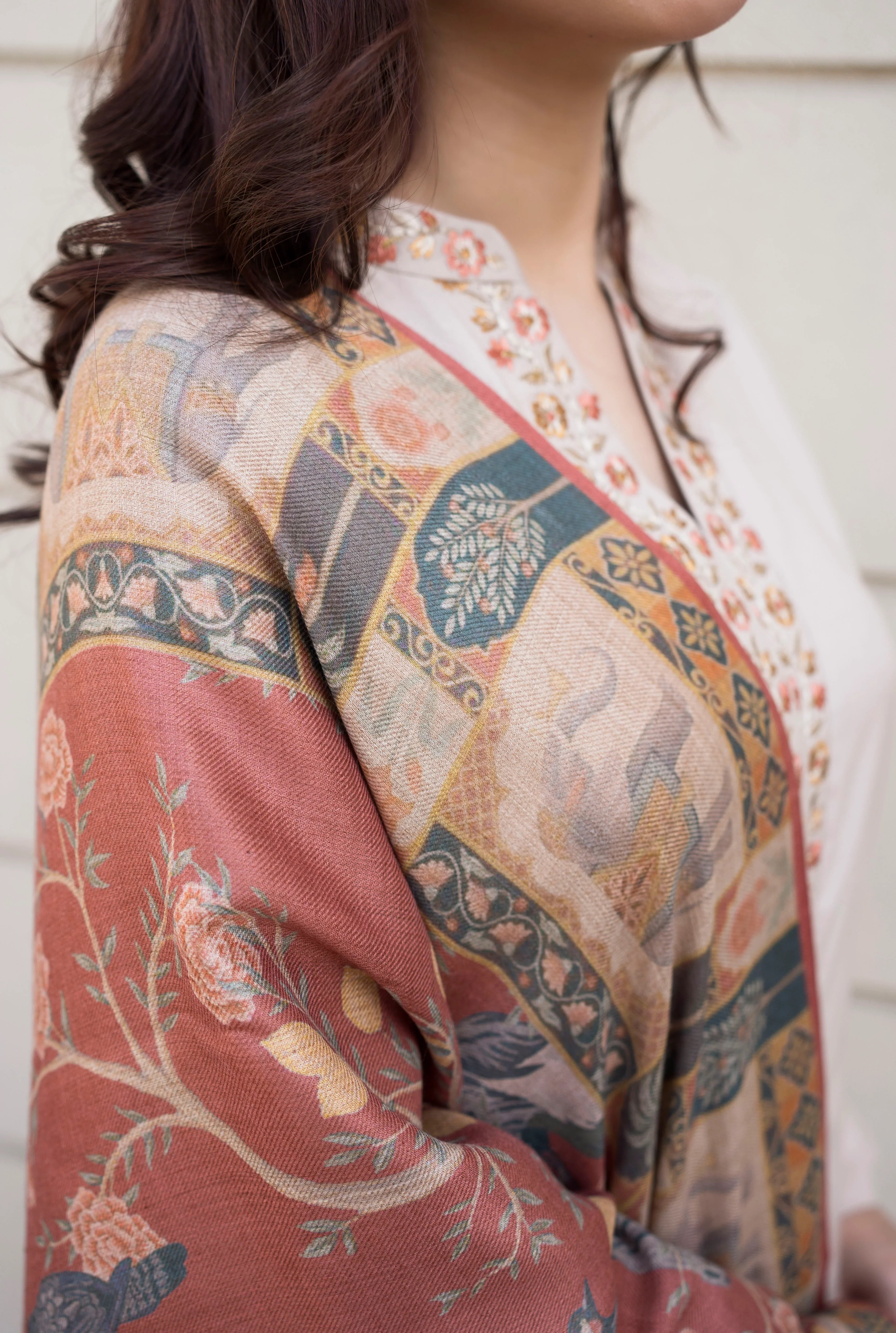 RP3355- Asling - Winter 3PC Dhanak Embroidered Suit