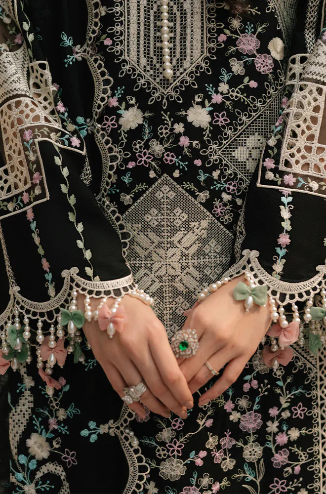 RP1128-BIN ILYAS - Summer 3PC Lawn Chikankri Embroidered Suit