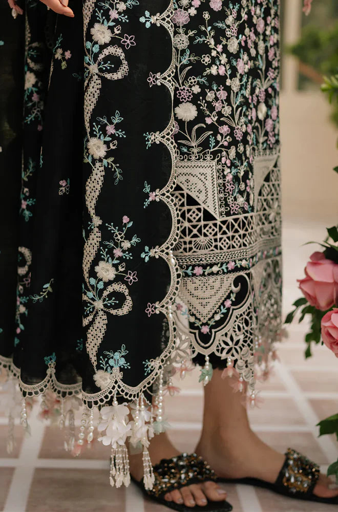 RP1128-BIN ILYAS - Summer 3PC Lawn Chikankri Embroidered Suit
