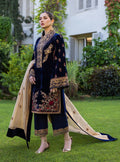 RP3357 -Baroque - Embroidered Velvet 3piece suit