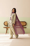 Rp1210Baroque - Summer-3PC Lawn Embroidered Suit