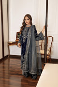 Rp3325-Baroque- Winter 3PC Velvet Embroidered Suit