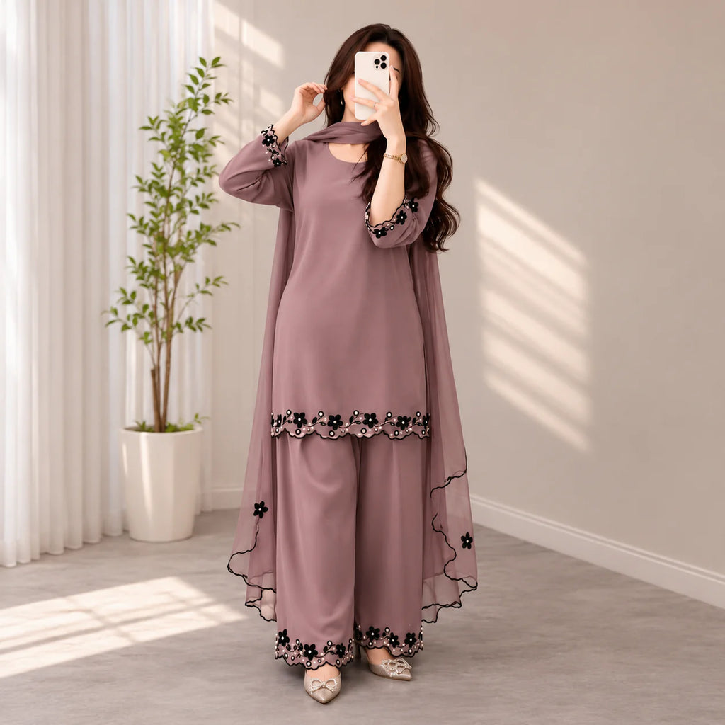 Rp 1243 Rangraiz - Summer-3PC Lawn Embroidered Suit