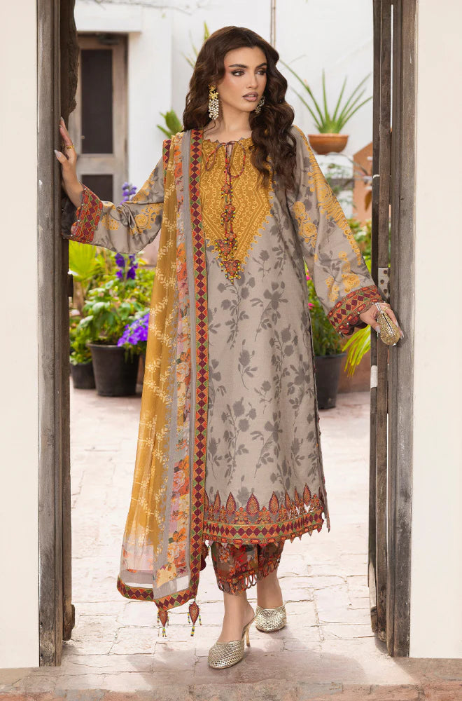 RP1186CHARIZMA - Summer 3PC Lawn Digital Print Dress