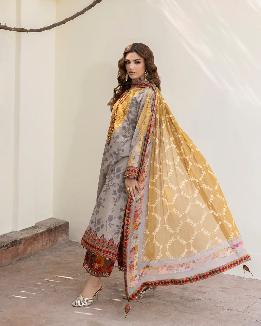 RP1186CHARIZMA - Summer 3PC Lawn Digital Print Dress