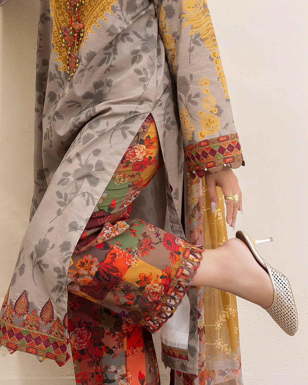 RP1186CHARIZMA - Summer 3PC Lawn Digital Print Dress