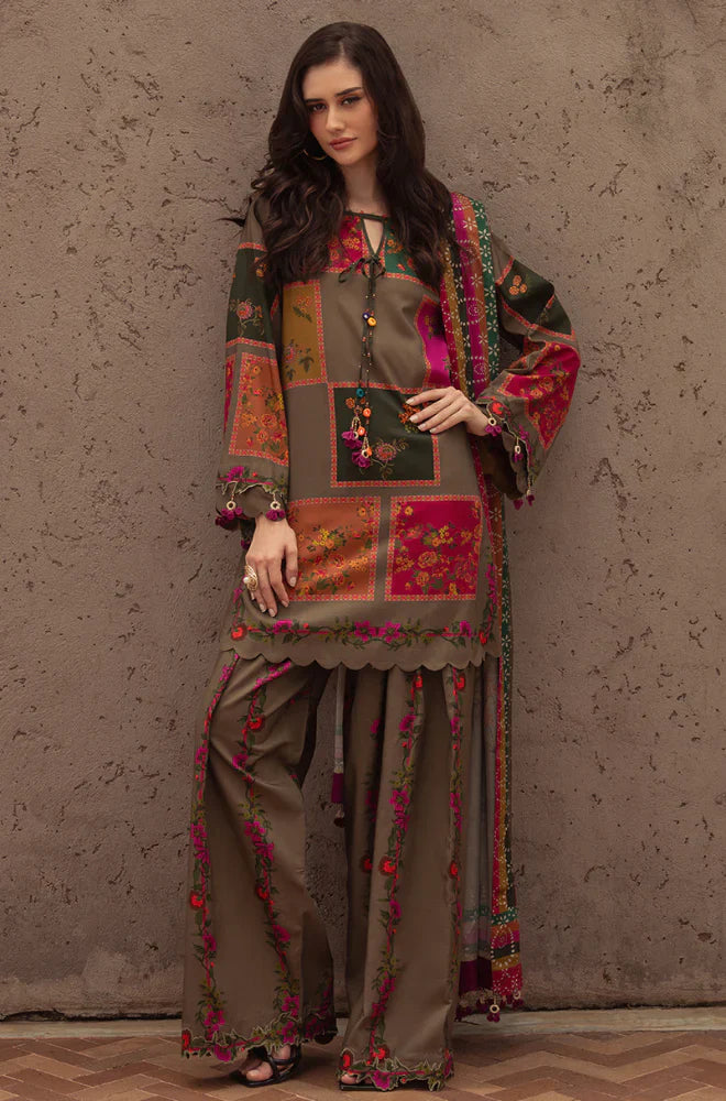 RP1141Charizma - Summer 3PC Lawn Digital Print Dress