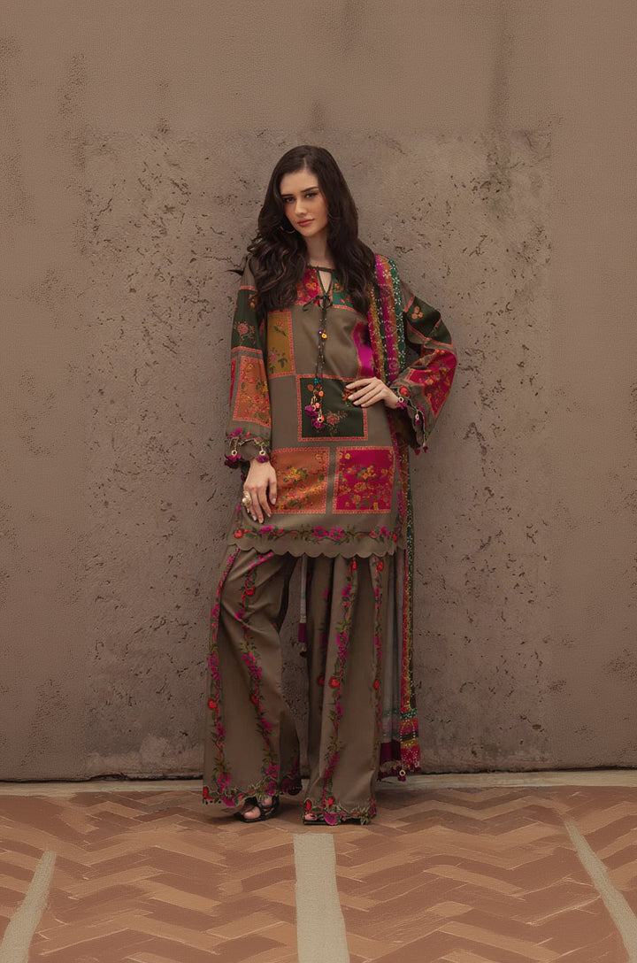 RP1141Charizma - Summer 3PC Lawn Digital Print Dress