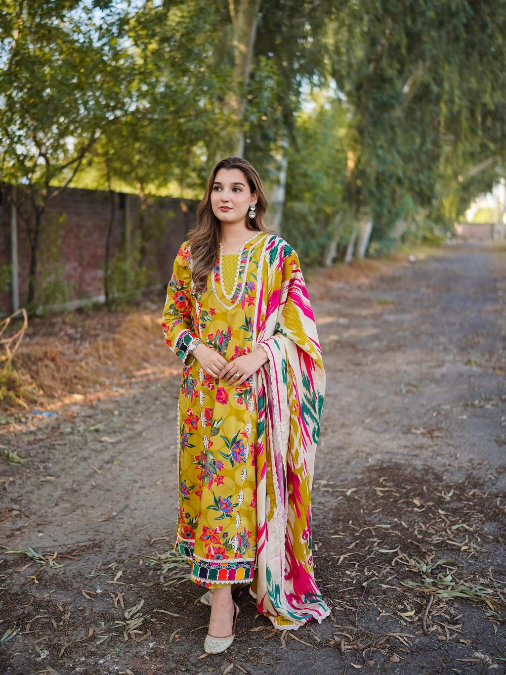 RP33419- Charizma - Winter 3PC Karandi Digital Print Dress