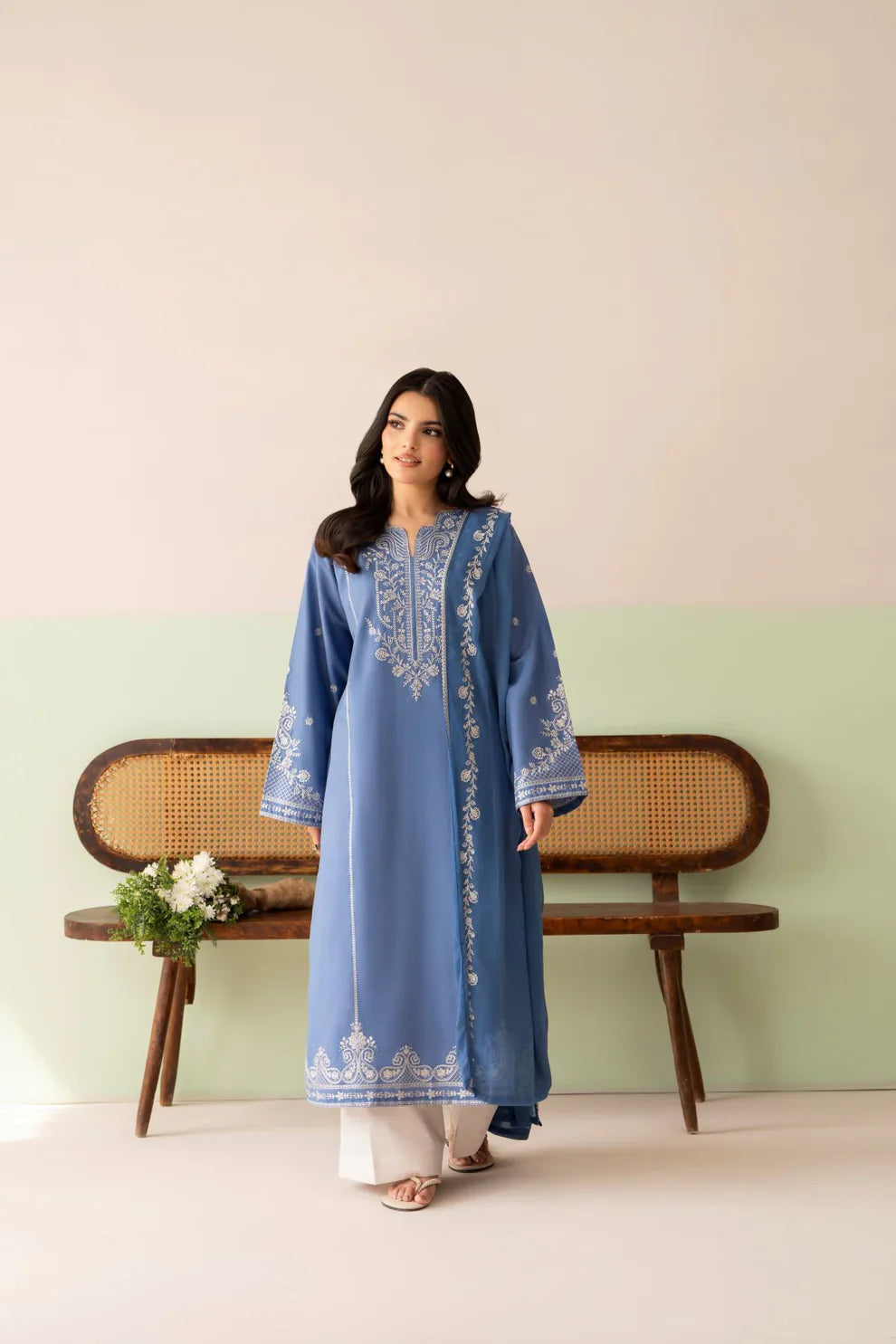 Rp1206Cross Stitch - Summer-3PC Lawn Embroidered Suit