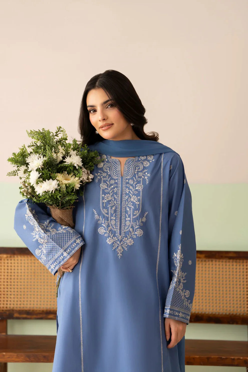 Rp1206Cross Stitch - Summer-3PC Lawn Embroidered Suit