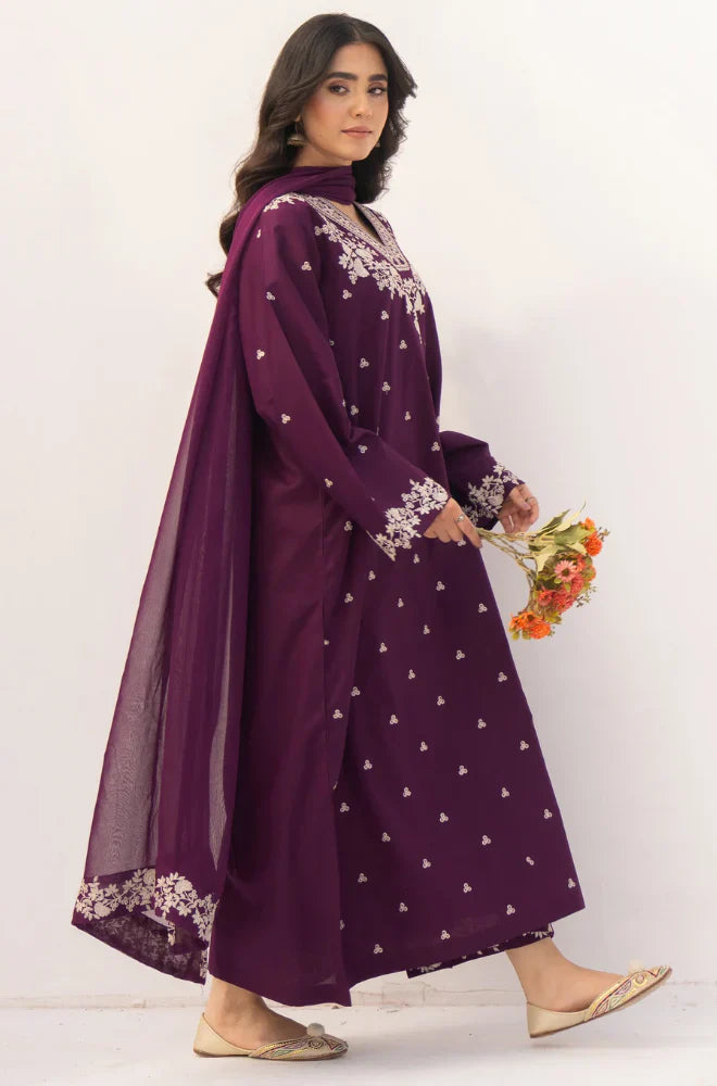 Rp1112-Dyot - Summer 3PC Lawn Embroidered Suit