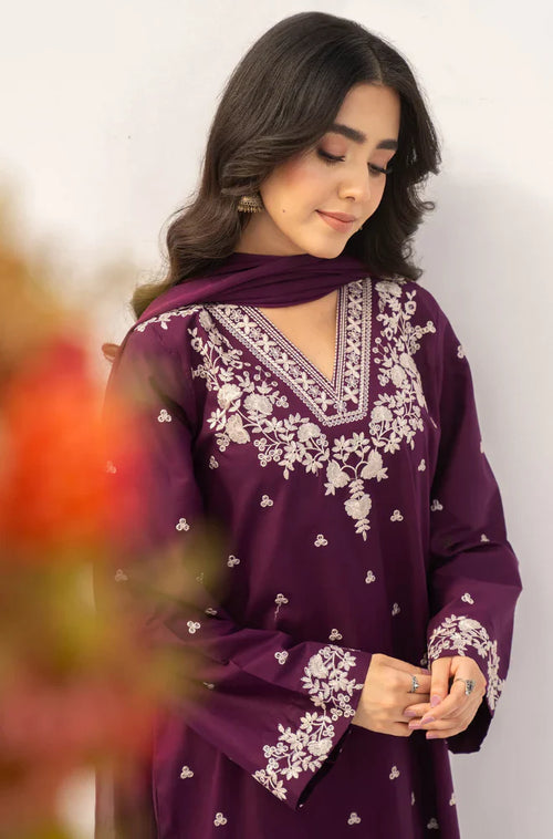 Rp1112-Dyot - Summer 3PC Lawn Embroidered Suit
