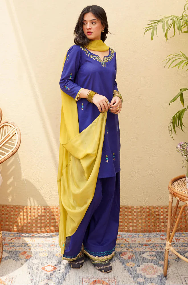 Rp1123- Dyot - Summer 3PC Lawn Embroidered Suit