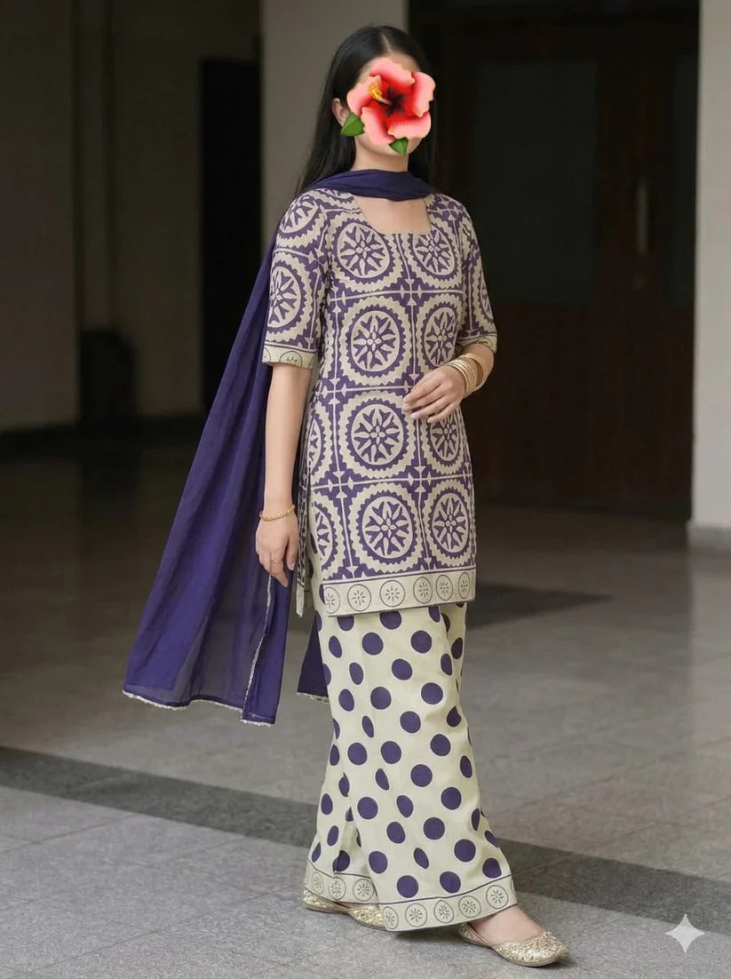 RP1234 Ethnic - Summer 3PC Lawn Digital Print Dress