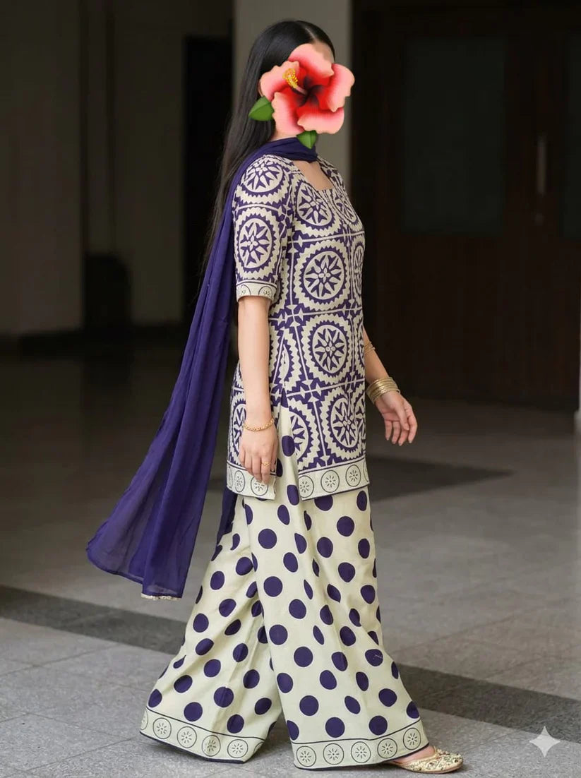 RP1234 Ethnic - Summer 3PC Lawn Digital Print Dress