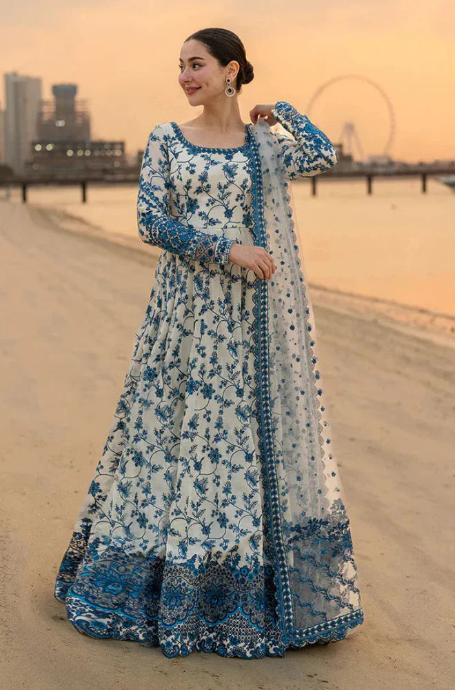 Rp1187FAIZA SAQLAIN -Summer 3PC Lawn Embroidered Suit