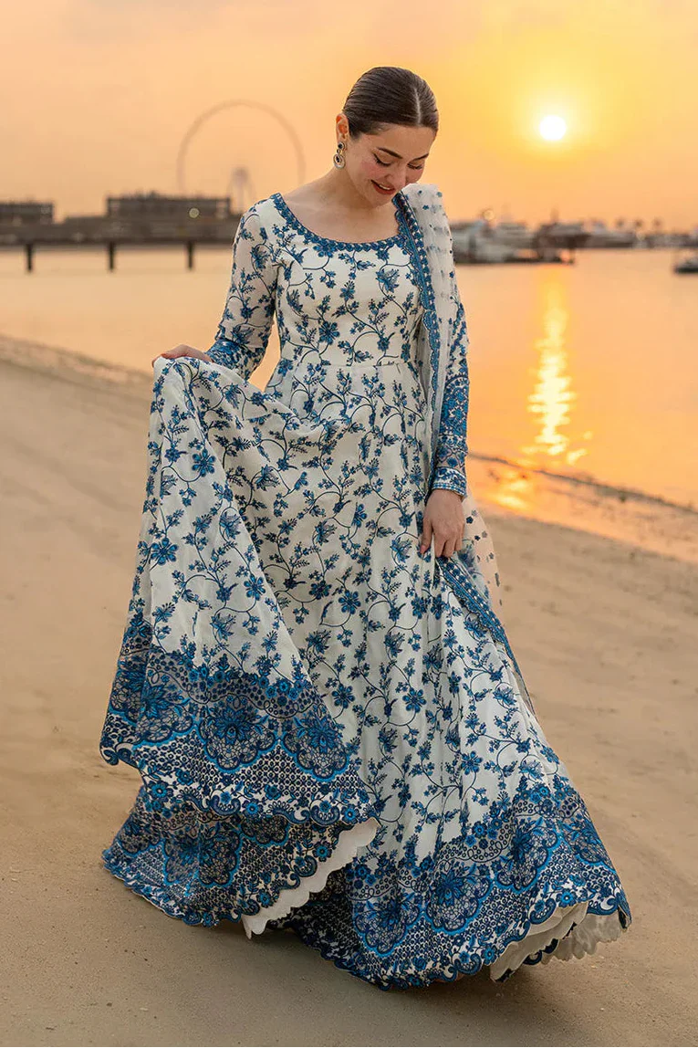 Rp1187FAIZA SAQLAIN -Summer 3PC Lawn Embroidered Suit