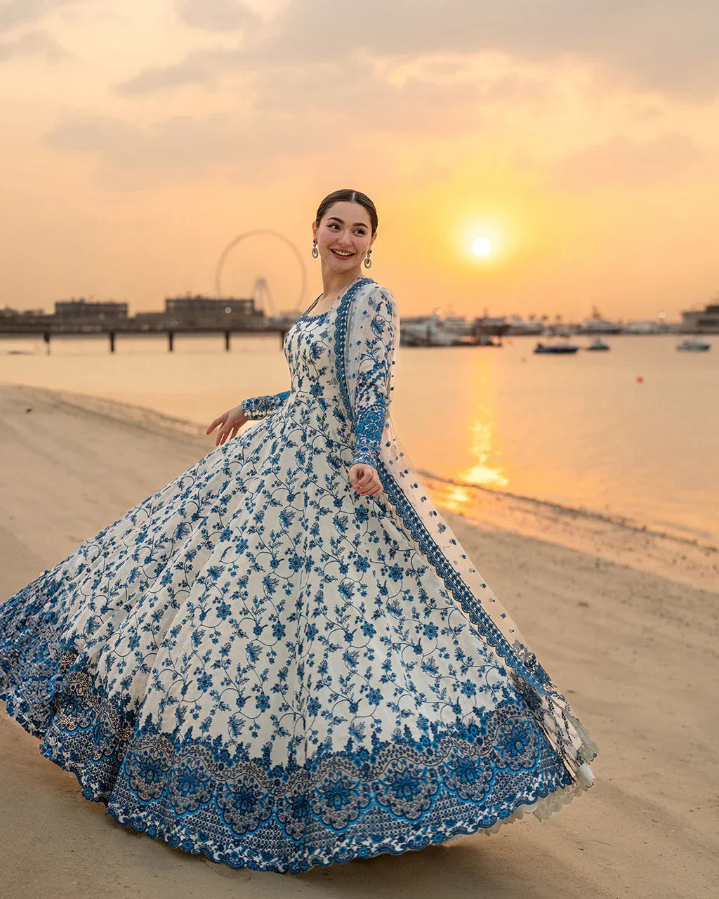 Rp1187FAIZA SAQLAIN -Summer 3PC Lawn Embroidered Suit