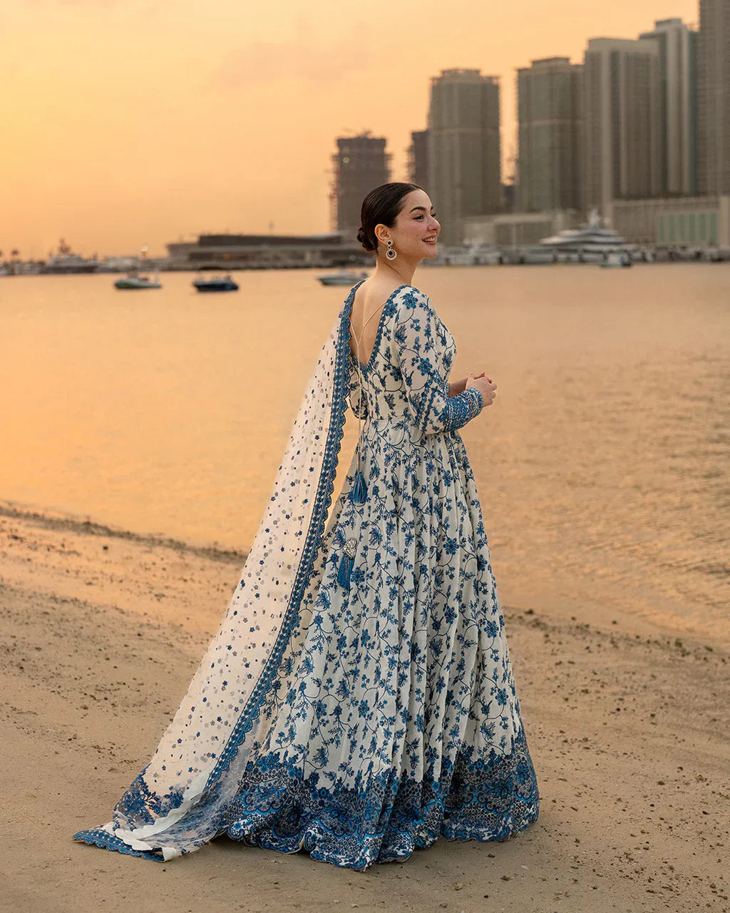 Rp1187FAIZA SAQLAIN -Summer 3PC Lawn Embroidered Suit