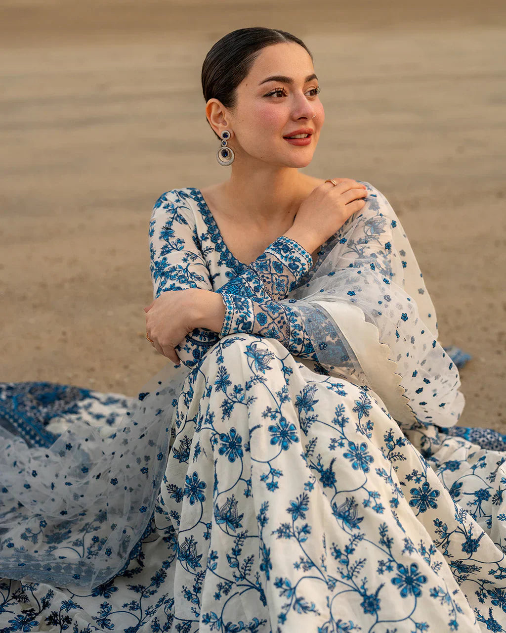 Rp1187FAIZA SAQLAIN -Summer 3PC Lawn Embroidered Suit