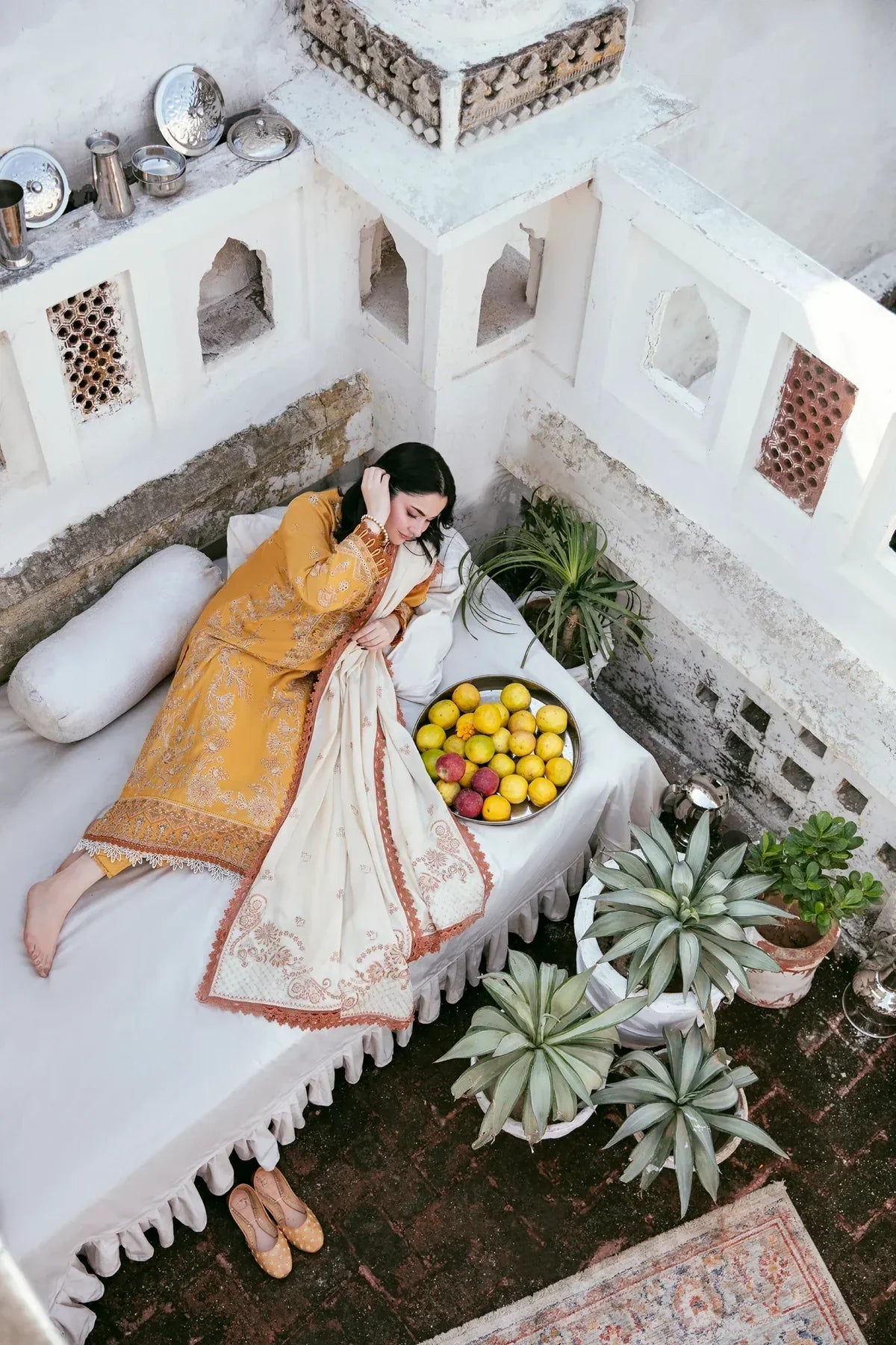 Rp3350-Florent - Winter 3PC Dhanak Embroidered Suit