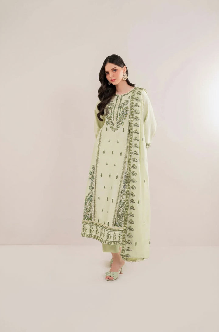 Rp3386-Florent - Winter 3PC Dhanak Embroidered Suit