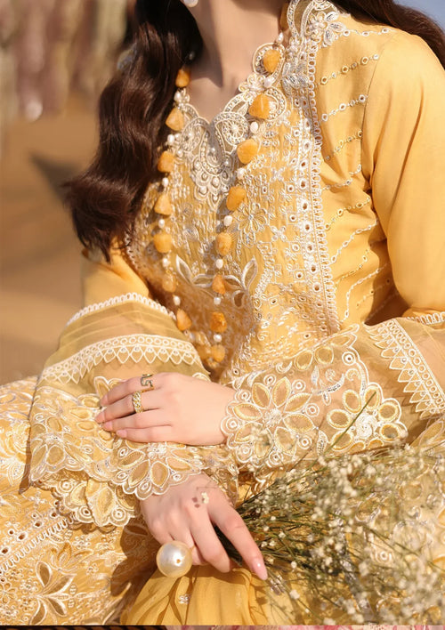 RP1108-Imrozia Serene - Summer 3PC Lawn Chikenkari Embroidered Shirt