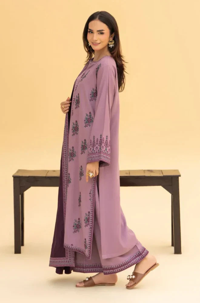 RP33132-Izel - Winter 3PC Dhanak Embroidered Suit