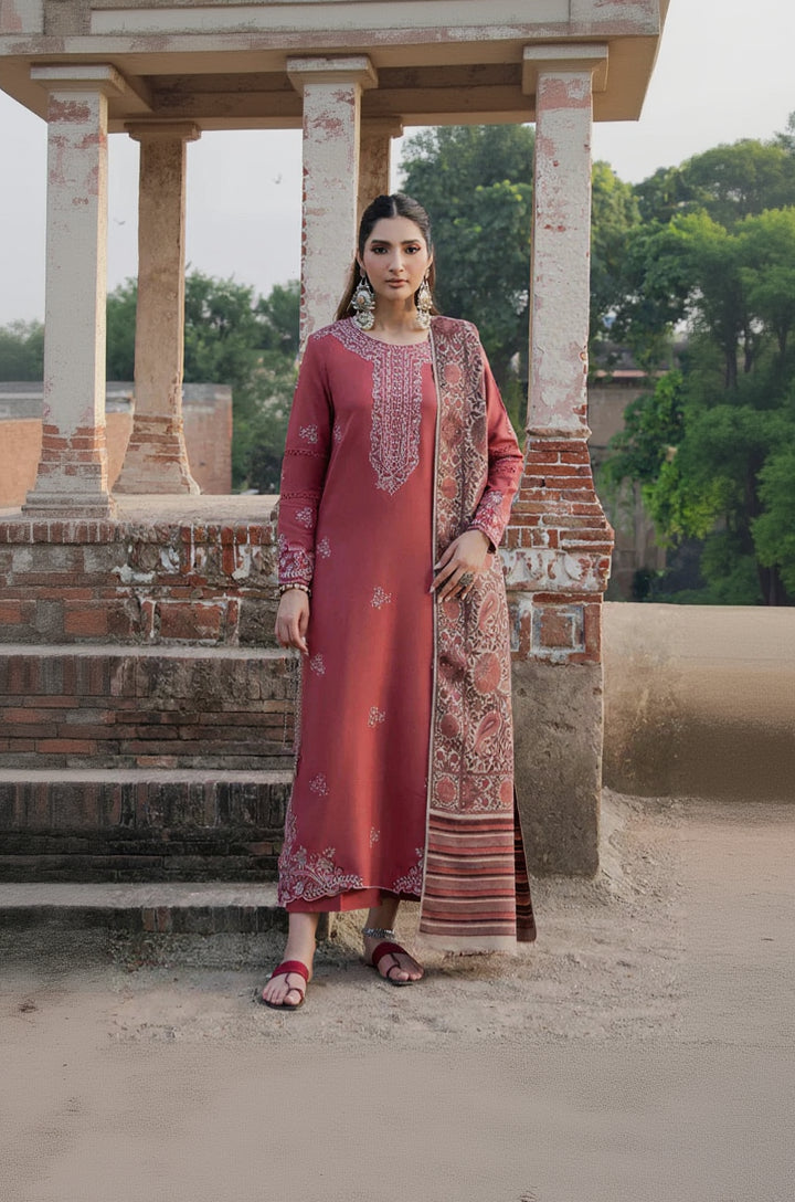 RP33133 -Izel - Winter 3PC Dhanak Embroidered Suit