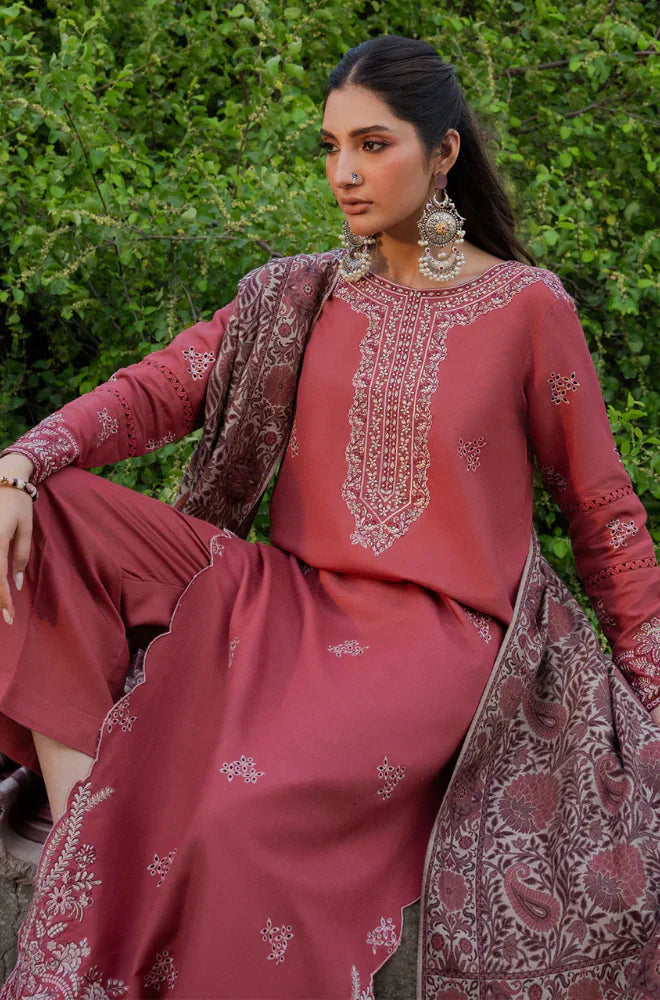 RP33133 -Izel - Winter 3PC Dhanak Embroidered Suit