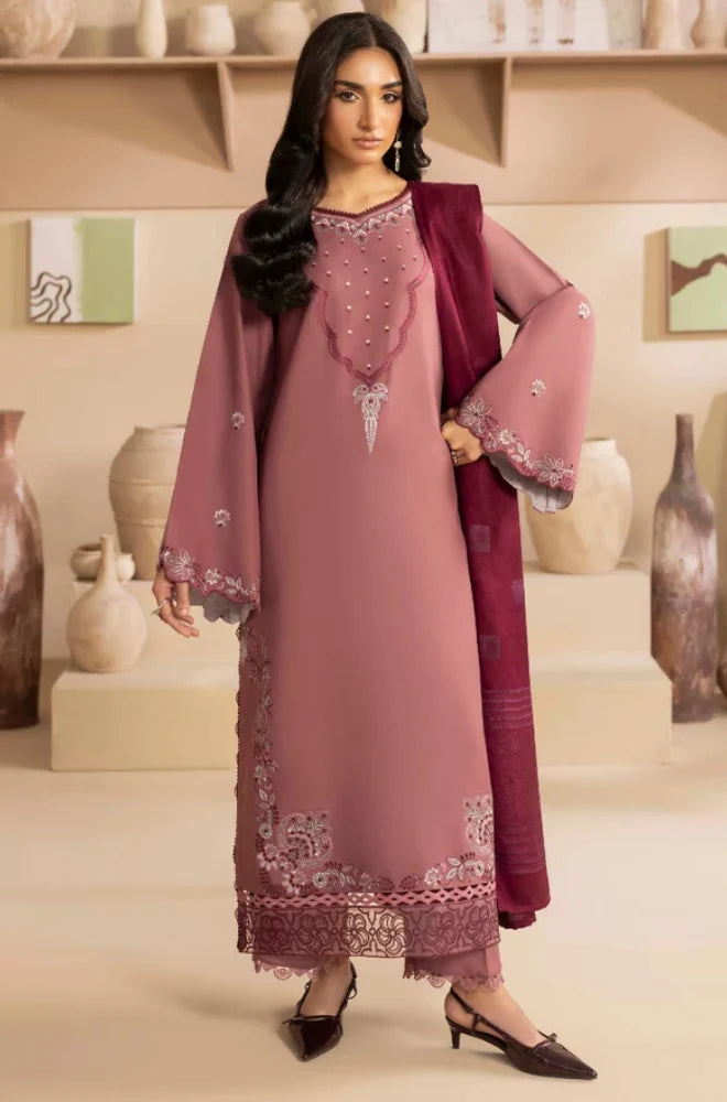 Rp1269 Izel - Winter 3PC Dhanak Embroidered Suit